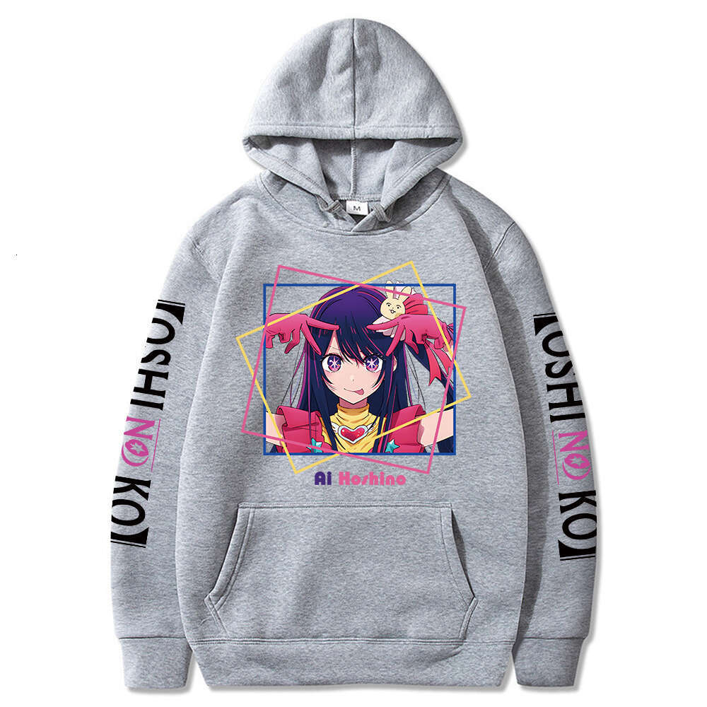 No Oshi Ko Anime Ai Hoshino Print Women Hoodies Haruku Plus Size Sweatshirt Girl Long Sleeve Streetwear Casual Clothes Tops