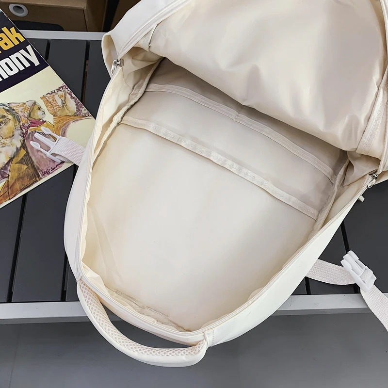 JOYPESSIE Fashion Waterproof Bookbag for High School School Bag Nylon Black Backpack Women Laptop Mochila 240813