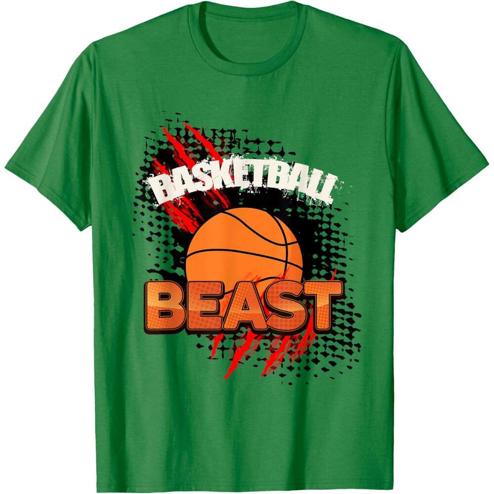T shirt for Mens Basketball Beast Funny Basket ball Player n Fan Gift T-Shirt Shirts Tshirt Graphic Tee Casual Tops Clothes Short sleeve