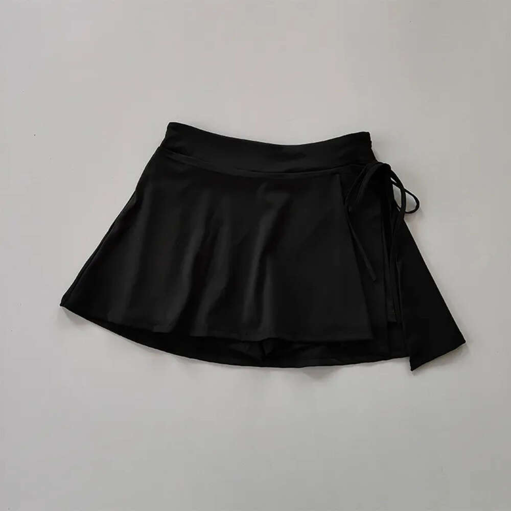 Y2K casual Sports Badminton Tennis Half-body Pants side slits Yoga Sunlight sporty girls aesthetic comfortable Skirt