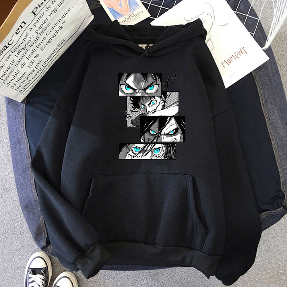 Attack On Titan Hot Anime Hooded Yeager Eren Shingeki No Kyojin Print Plus Size Hoodie Men Women Sweatshirts Haruku Streetwear