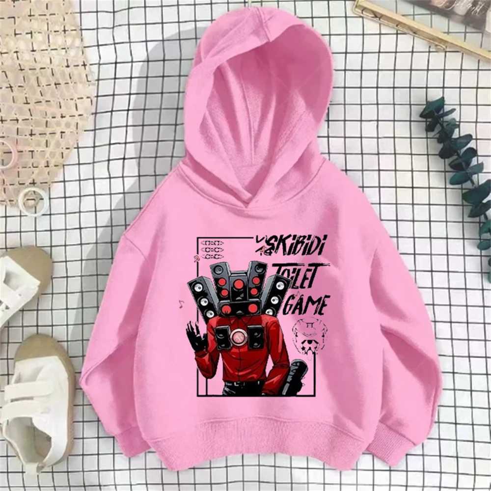 SKIBIDI TOILET Autumn Winter Hoodie Suitable for ages 3-12 Boys Girls leisure Sweatshirt Childrens coat Children ClothingY240814