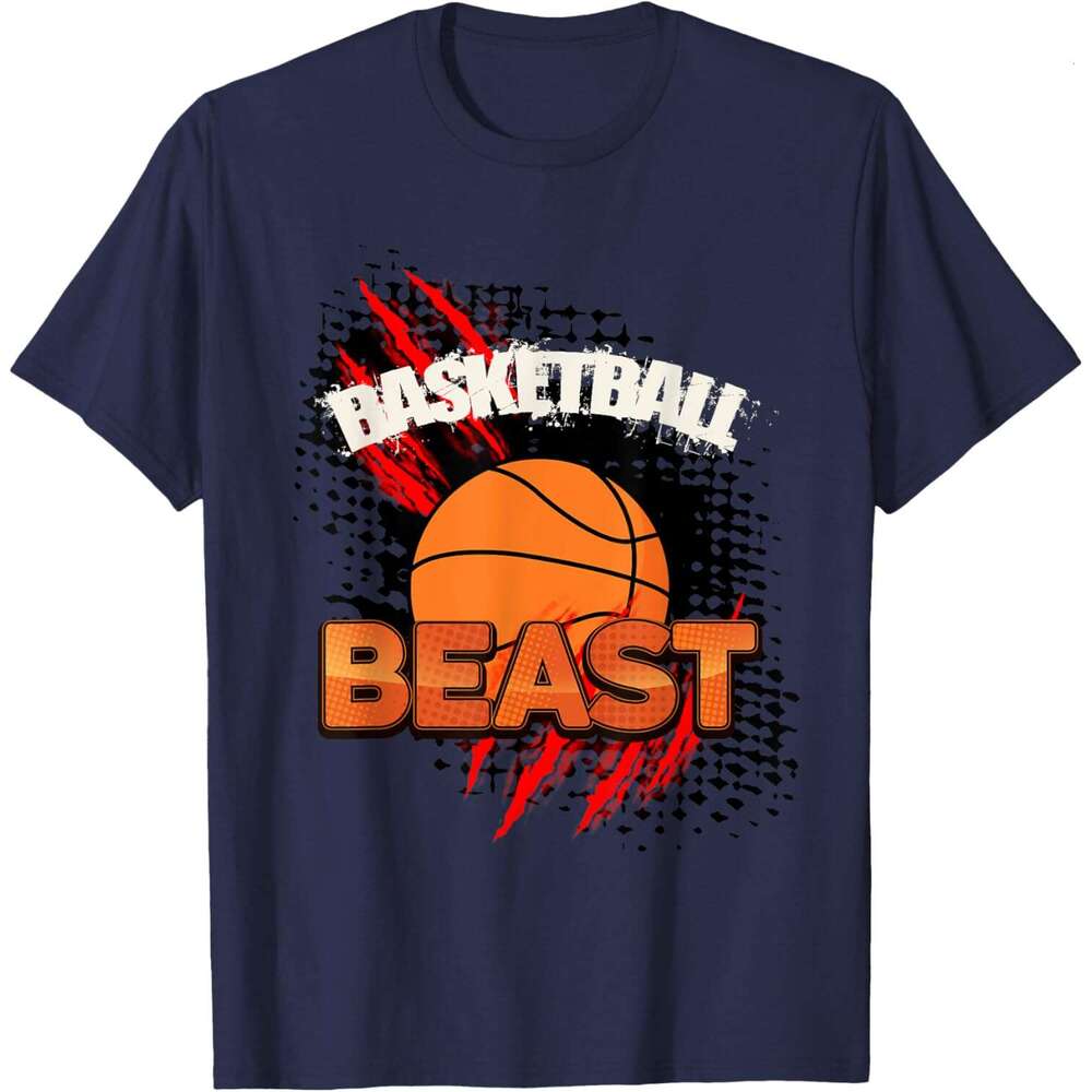 T shirt for Mens Basketball Beast Funny Basket ball Player n Fan Gift T-Shirt Shirts Tshirt Graphic Tee Casual Tops Clothes Short sleeve