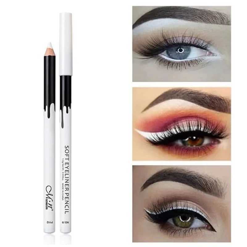 White Eyeliner Easy To Wear Lying Silkworm Highlighting Pen Long-Lasting Waterproof Brightening Eye Liner Pencil Eye Makeup Tool Y240813