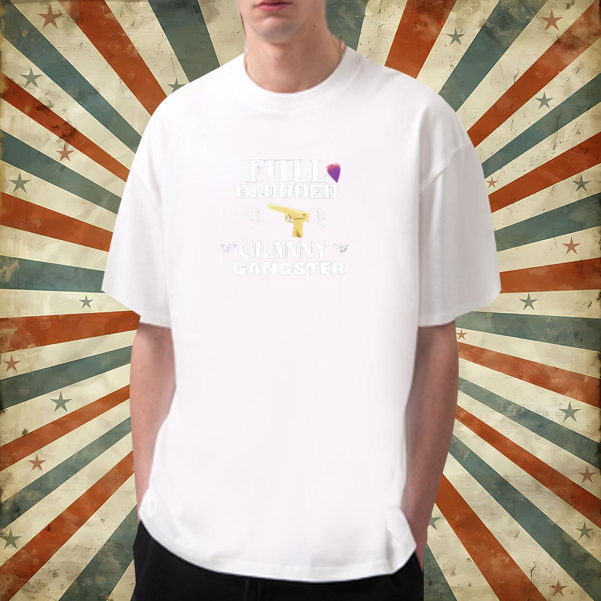 Comfortable gun Mens T Shirts Daily Wear Men Tees 230g Cotton Factory Direct Breathable Anime Print Polos