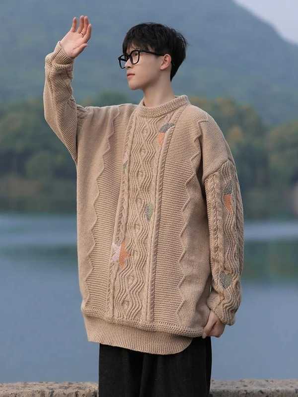 Mens simple and gentle daily matching autumn and winter couples vitality handsome and comfortable stretch pants knitted high-endW240729