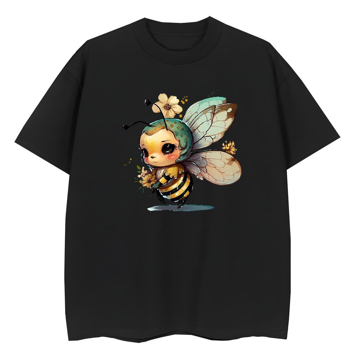Loose Fit Couples T Shirts Casual Beach 230g Cotton Black Oversized Breathable Short Sleeve T Shirts Men 2024 Designer Tops