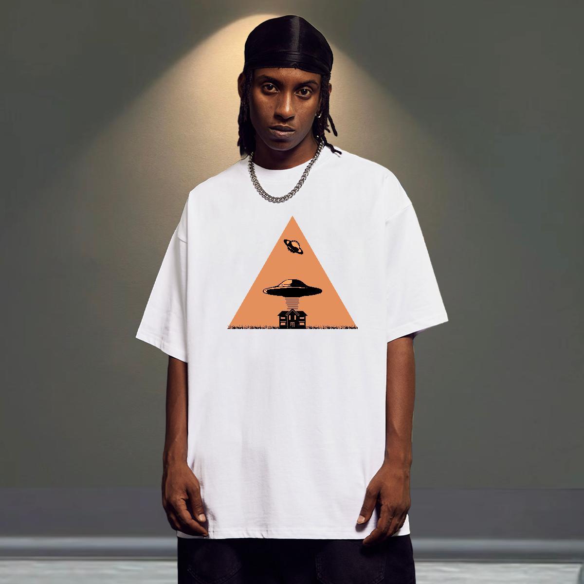 Classic Tshirt for Man Woman Sport 100% Cotton 230g Cartoon Printing L-4XL Short Sleeve O-Neck ET T Shirts Men New Clothings