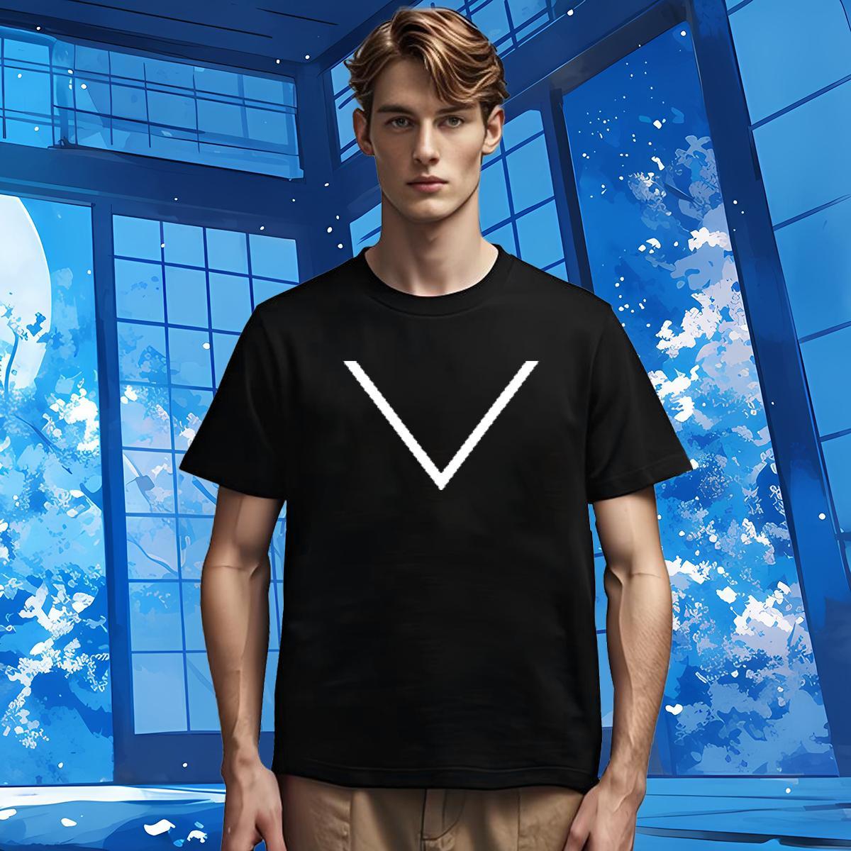 T shirt 100% Cotton 230g Lines Casual Daily Wear Breathable Short Sleeve Black Oversized Couples T Shirts New Designer Wholesale Tee Shirt