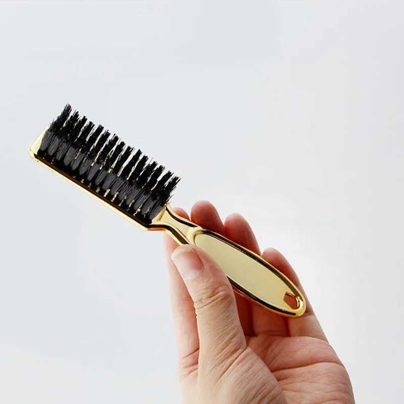 CestoMen Soild Wood Professional Fading Brush Barber Neck Cleaning Brush Comb Hair Accessories Mens Facial Cleaning Tools W240813