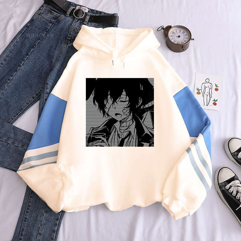 Stray Bungo Dogs Dazai Osamu Anime Hoodies Haruku Printed Plus Size Streetwear Winter Casual Warm Men Women Gift Sweatshirts