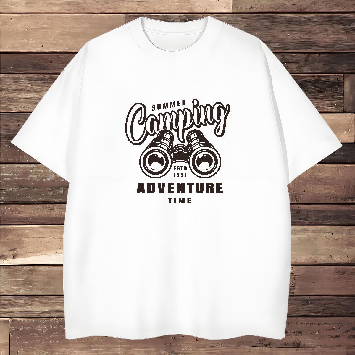 Brand tool T-Shirts for Men Spring Summer Couples T Shirts 230g Pure Cotton DIY Crew Neck Breathable Asian Size Tops Shirt