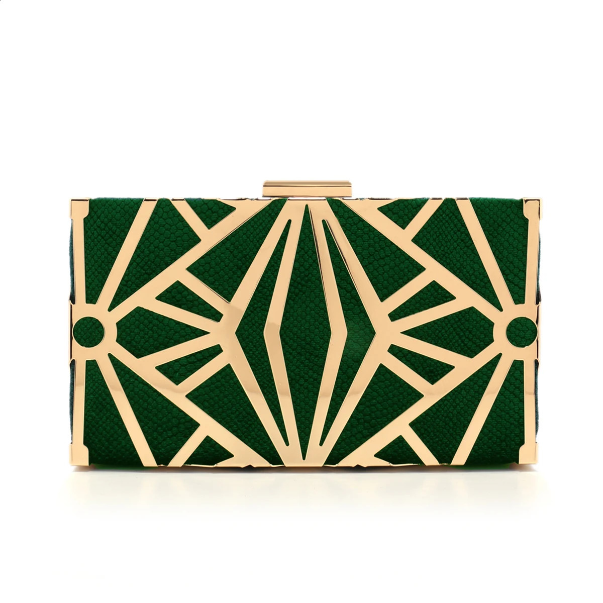 Fashion Women Clutch Bags Hollow Out Elegant Metal Chain Evening Flap Style Lady Wedding Bridal Handbags For Party Prom Din 240813ZYl