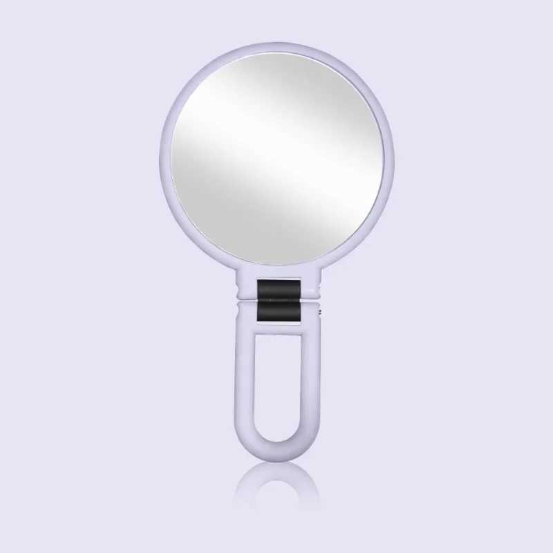 2/5/10/15X magnifying makeup mirror double-sided makeup vanity mirror handheld mirror compact mirror makeup tool W240813