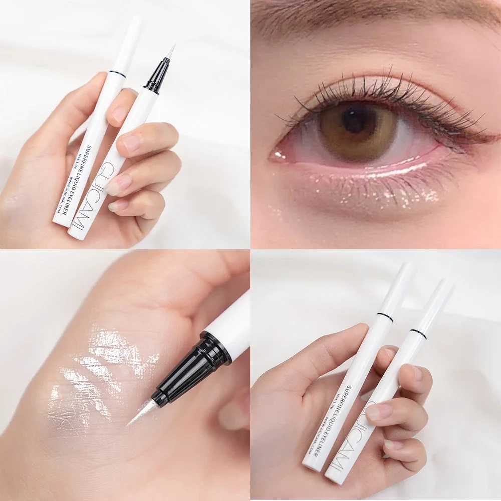 Pink Rose Glitter Eyeshadow Pencil Eyeliner Long-lasting Highlighter Lying Silkworm Pen Cosmetic Makeup Waterproof Liquid Liner Y240813