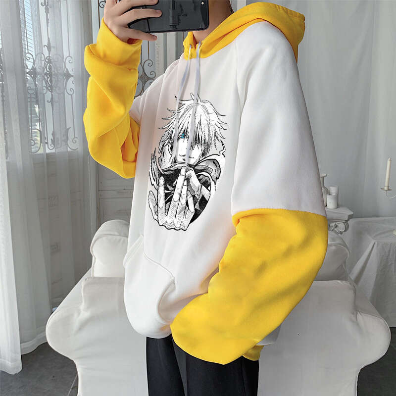 Jujutsu Anime Kaisen Haruku Gojo Satoru Manga Hoodies Cool Cartoon Men Hip Hop Long Sleeve Plus Size Women Winter Sweatshirts