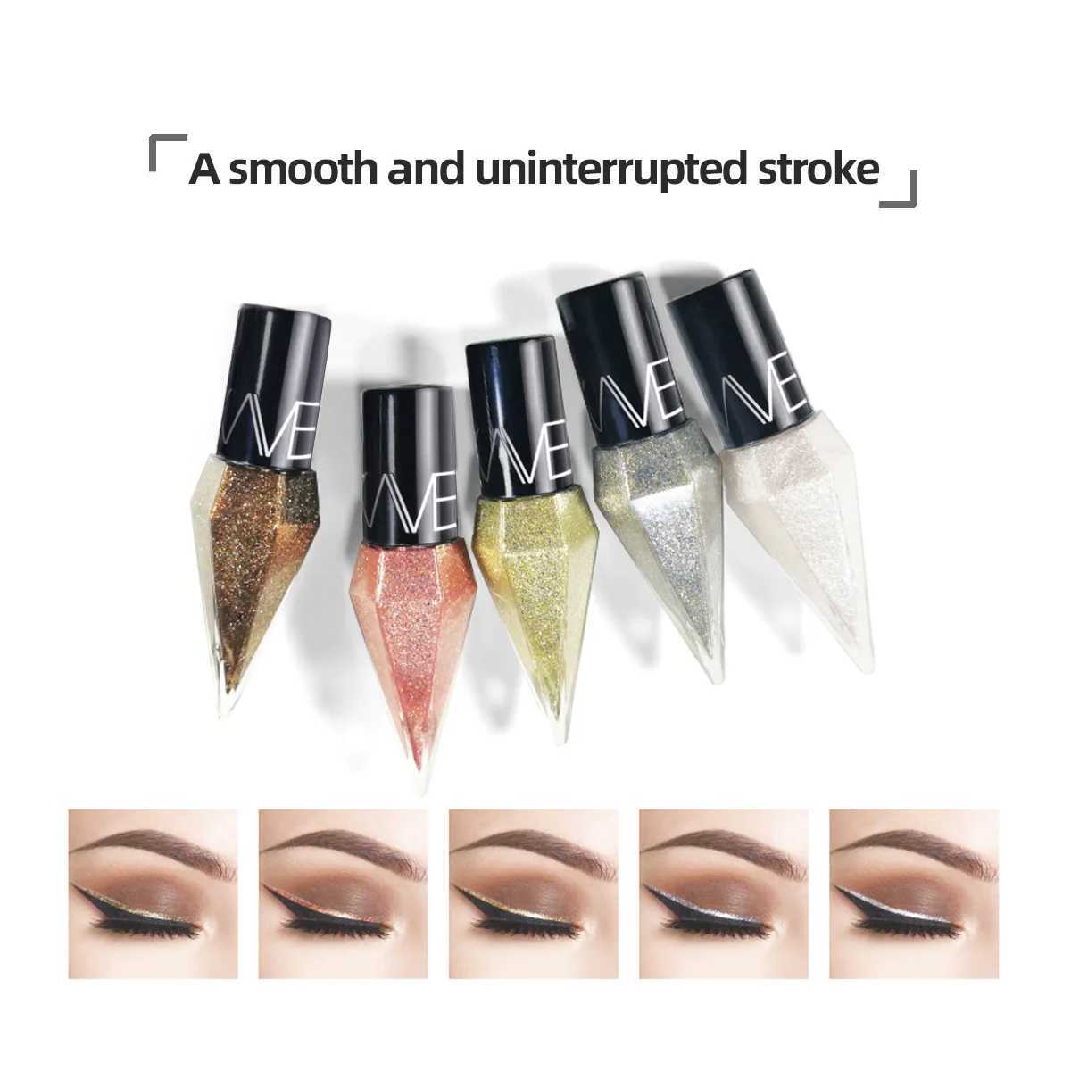 LOOKAVE Single Diamond Sparkling Liquid Eyeliner Pearl Y240813