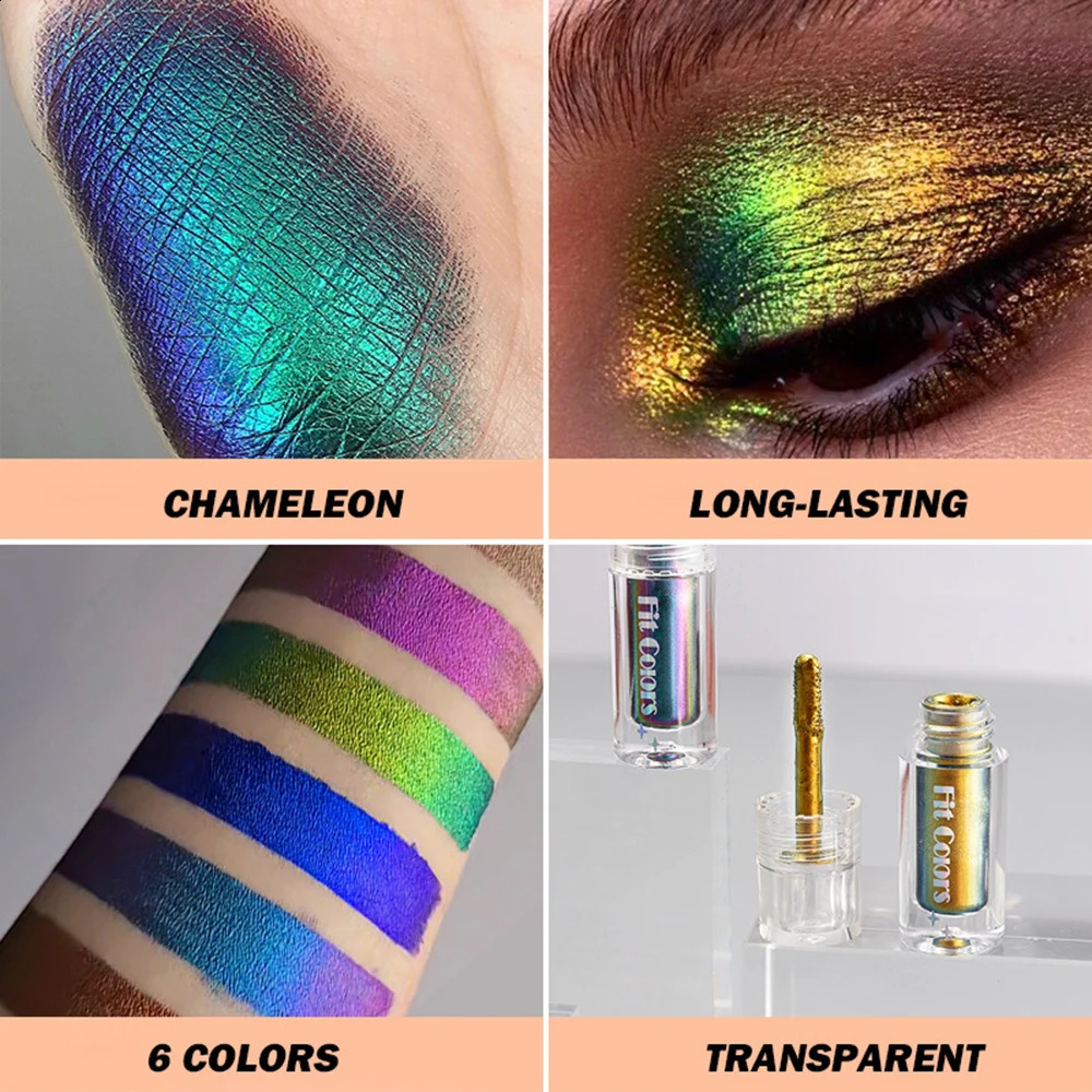 Chameleon Eyeshadow Metallic Shiny Eyeshadow Palette Powder Pigment Professional Eyes Makeup Party Cosmetic Liquid Eyeshadow 240814