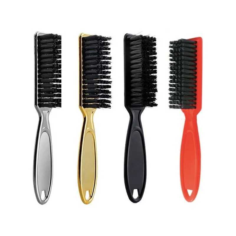 CestoMen Soild Wood Professional Fading Brush Barber Neck Cleaning Brush Comb Hair Accessories Mens Facial Cleaning Tools W240813