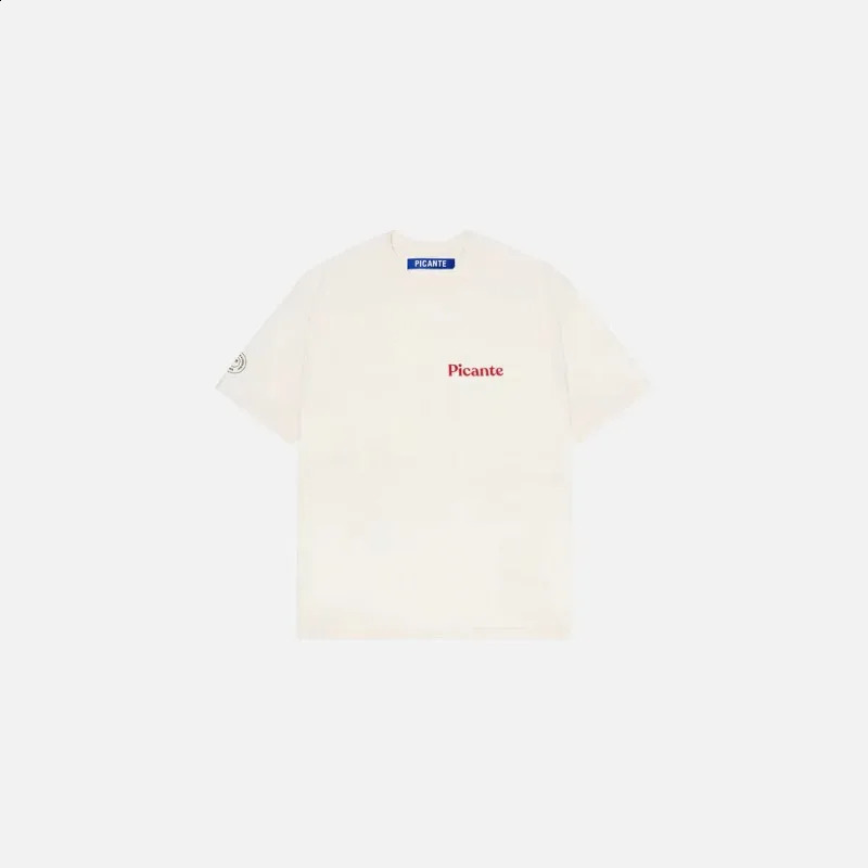 High Street fashion Picart Fruit letter printed short sleeve T-shirt for men Y2k Harajuku casual loose couple oversized t shirt 240821