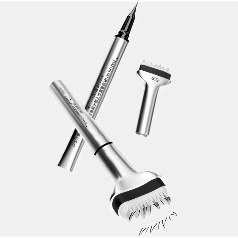 1 Set Eyelash Seal DIY Lower Lash Extension Stamps Silicone Makeup Tool For Beginner Convenient Natural Simulation Mascara Stick Y240813