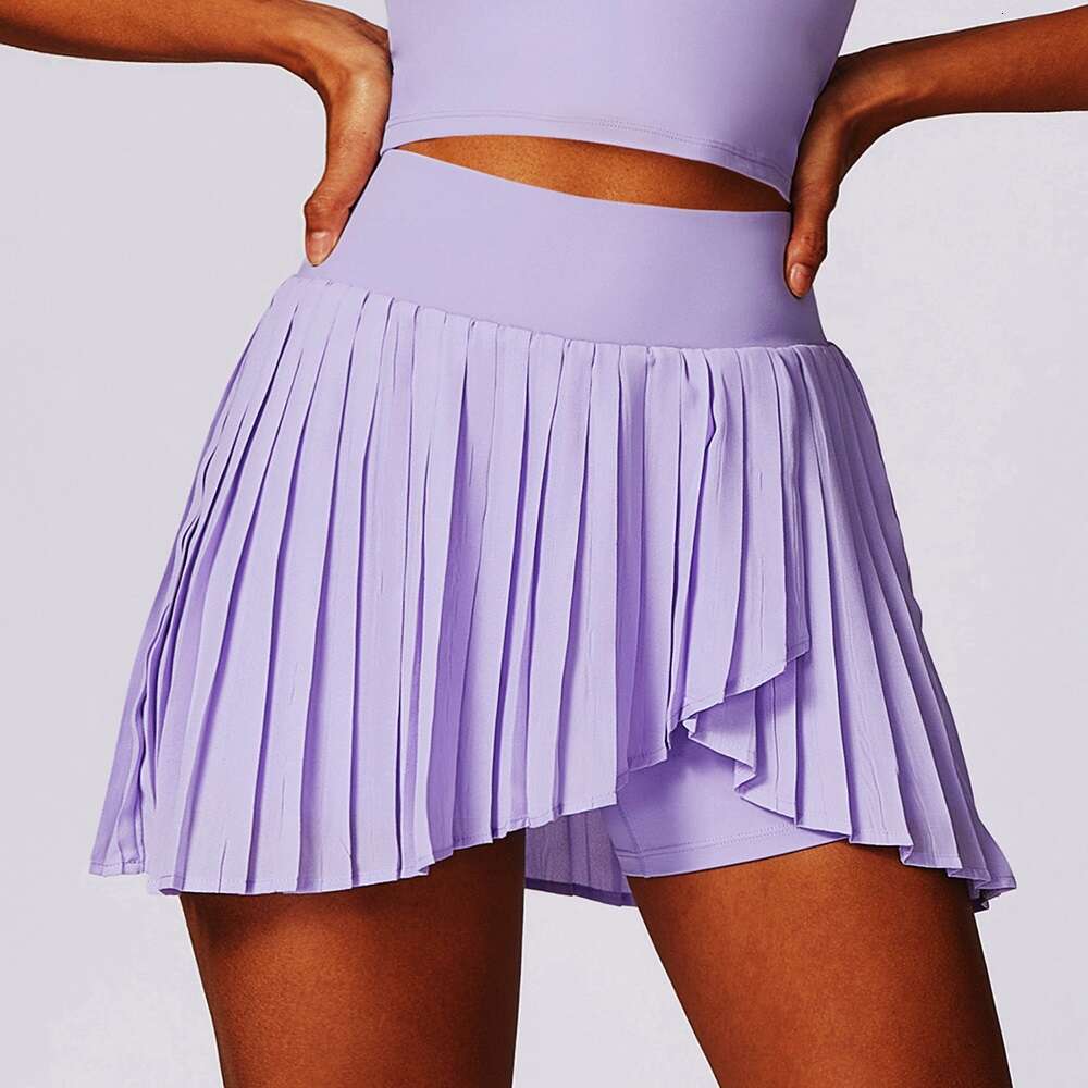 Cloud Hide Girl Pleated Sports Skirts Dancing Golf Tennis Skirt for Women Gym Workout Fiess Shorts High Waist Running Skort