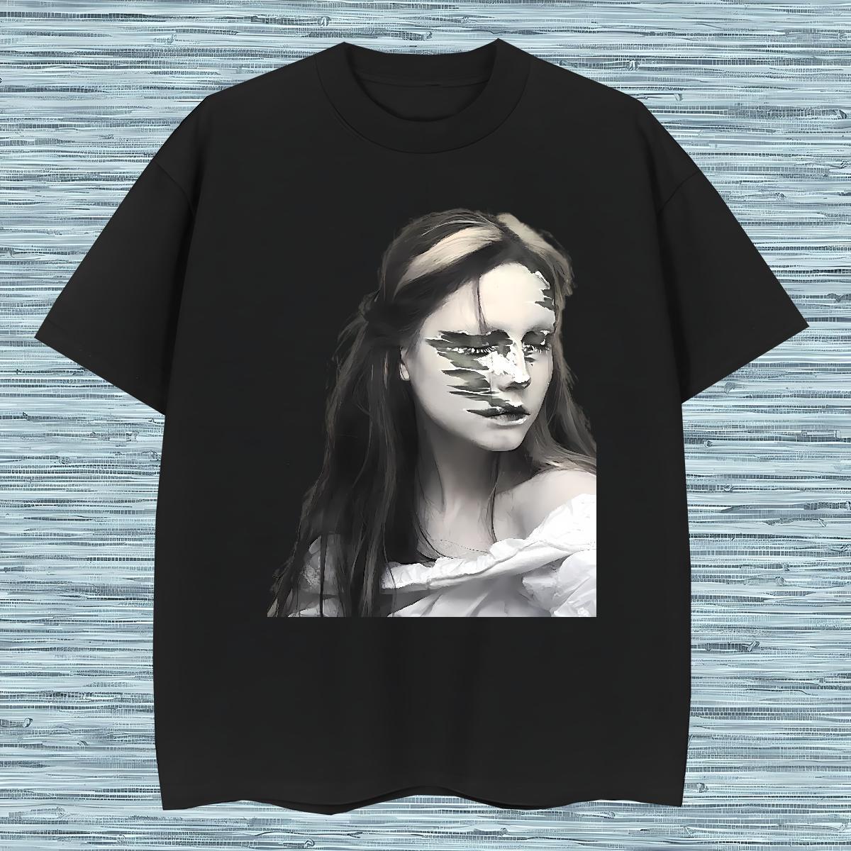T Shirts Men 230g Cotton women Casual Breathable Soft Custom Cartoon Men Tshirts 2024 Designer Popular Polos