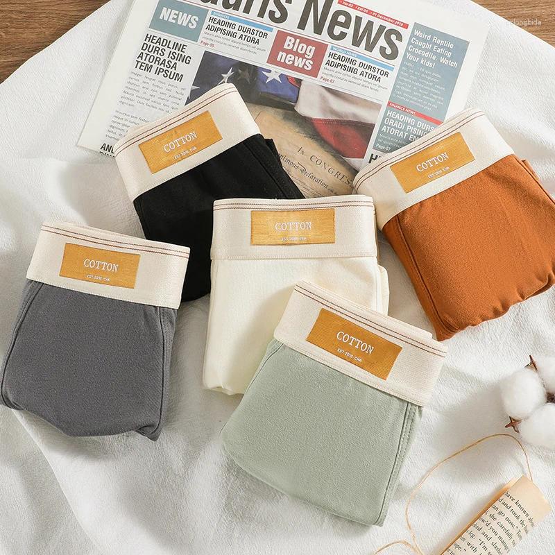 Underpants D.Nale K 3pcs Men Underwear Boxer Shorts Hombre Cotton Panties Man Breathable Sexy Sports Male Comfort Boxers Large