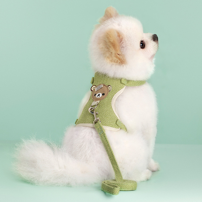 New Dog Leash Vest Type Small and Medium-sized Dog Chest Strap Walking Dog Cat Rabbit Leash Pet Supplies