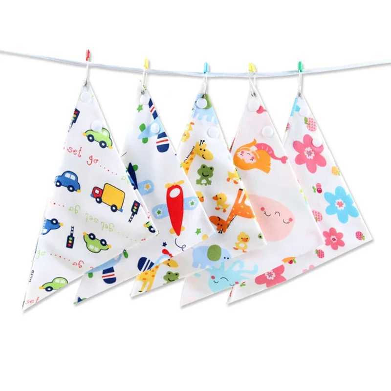 Bibs Burp Cloths Bandana Bibs Baby Cotton Babador Feeding Smock Infant Triangle Burp Cloths Cartoon Saliva Towel Baby Eating Accessory Baby StuffL4812