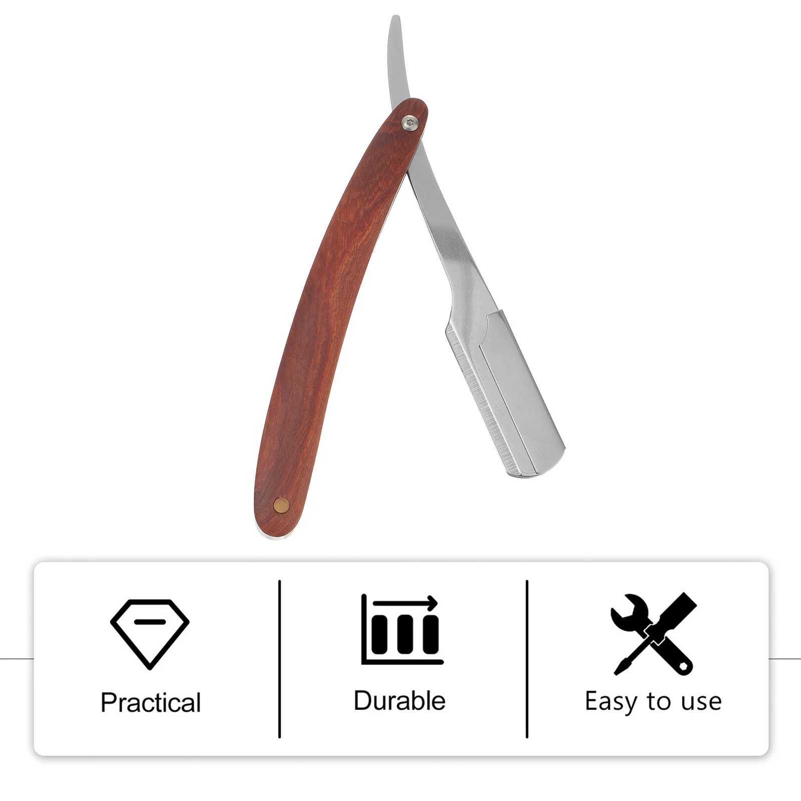 Razors for Men Trimmer Facial Shaver Straight Hair Manual Shaving Old Fashioned HouseholdM240814