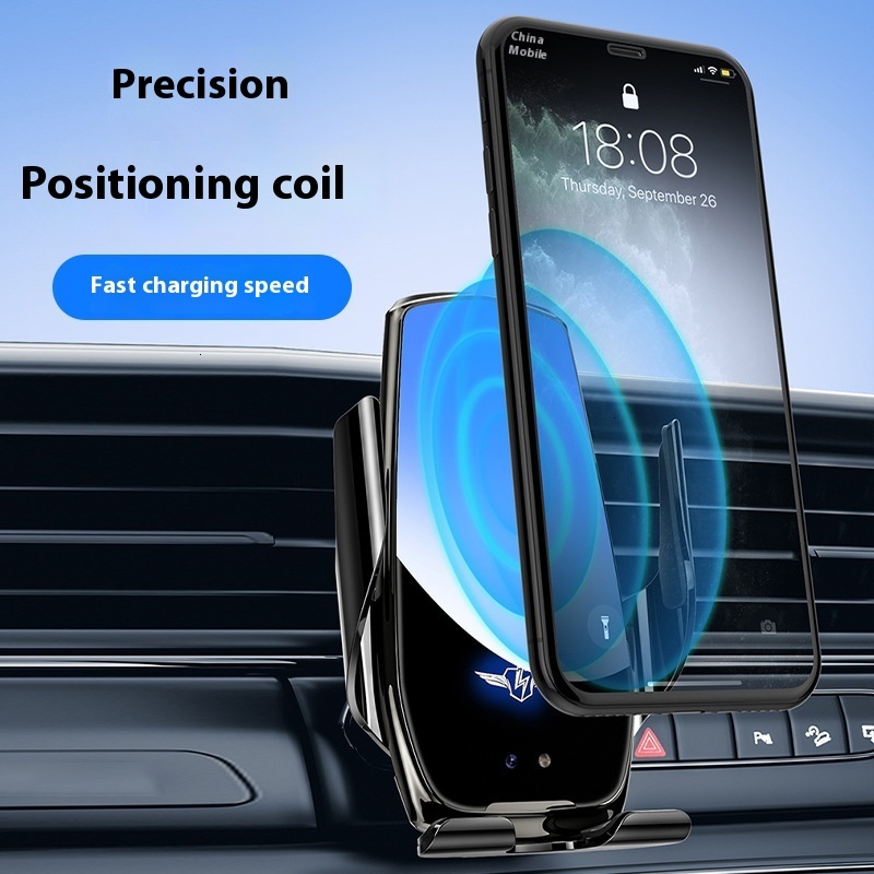 Magnetic Suction Vehicle Quick Charge Compatible Smartphone Clip - Air Vent GPS Support