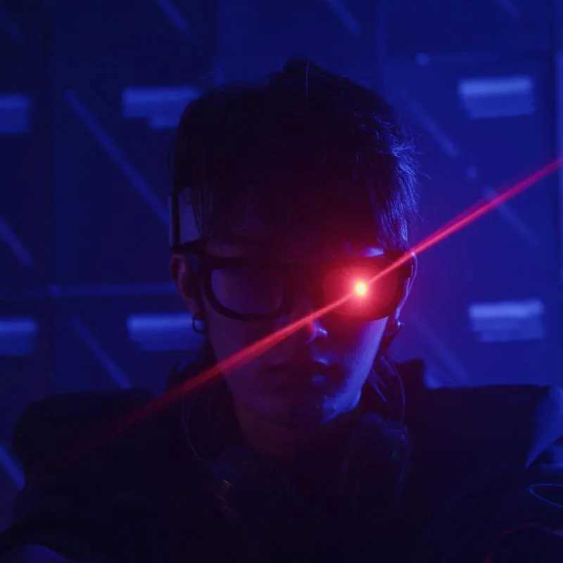 LED Tech Glasses Conan Terminator Personalised Dress Up Spooky Prom Performance Glasses for Halloween Party cosplay Y240813