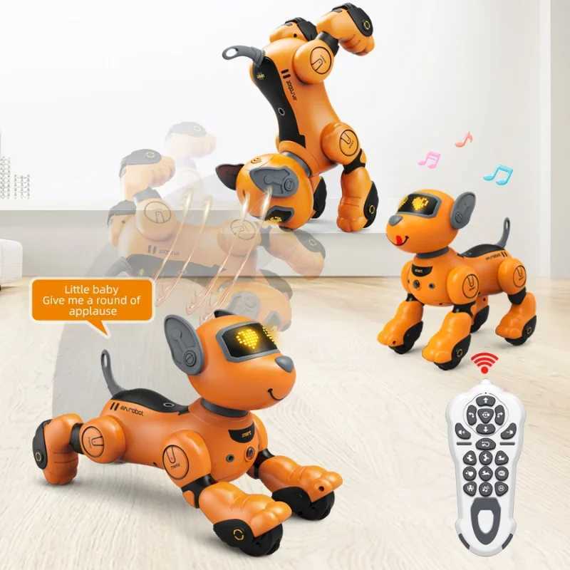 RC Toy 2.4G Remote Control Intelligent Robot Dog Training Teasing Walking Touch Interaction Etc Stunts Electronic Pets for Gifts Y240814