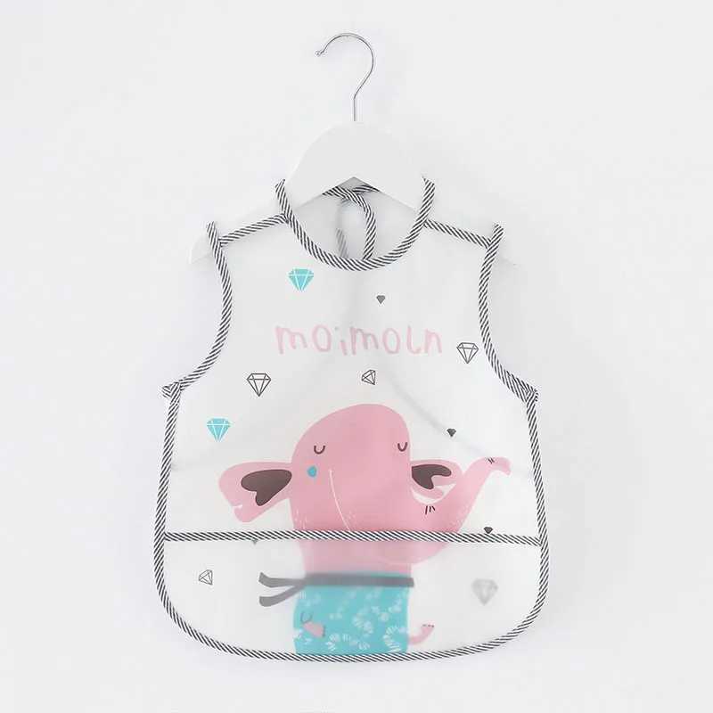 Bibs Burp Cloths Baby Feeding Bib EVA Waterproof Meal Pocket Infant Saliva Towel Kids Boys Girls Apron Smock Rice Feeding Pocket 0-3T bavoir bbL4812