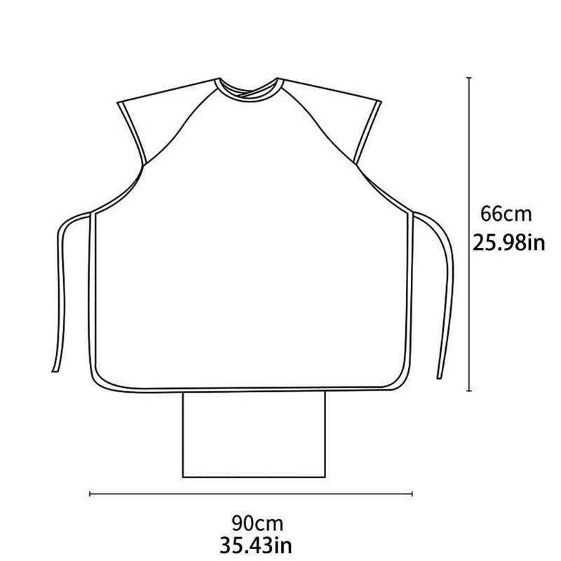 Bibs Burp Cloths Baby Coverall Feeding Bib Child Bib Dining Chair Cover Toddler Drawing Bib Unisex Waterproof Apron Bib for Boy Girl QX2DL4812