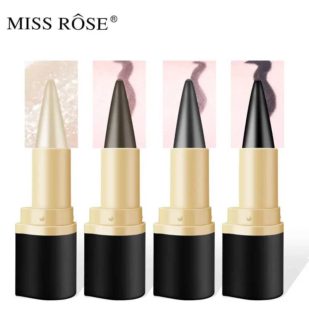 Miss Rose Black Long-Lasting Eye liner Pen Makeup 24-Hour Waterproof Gel Eye Shadow Eyeliner Pencil Kajal Eye Shimmer Cosmetics Y240813