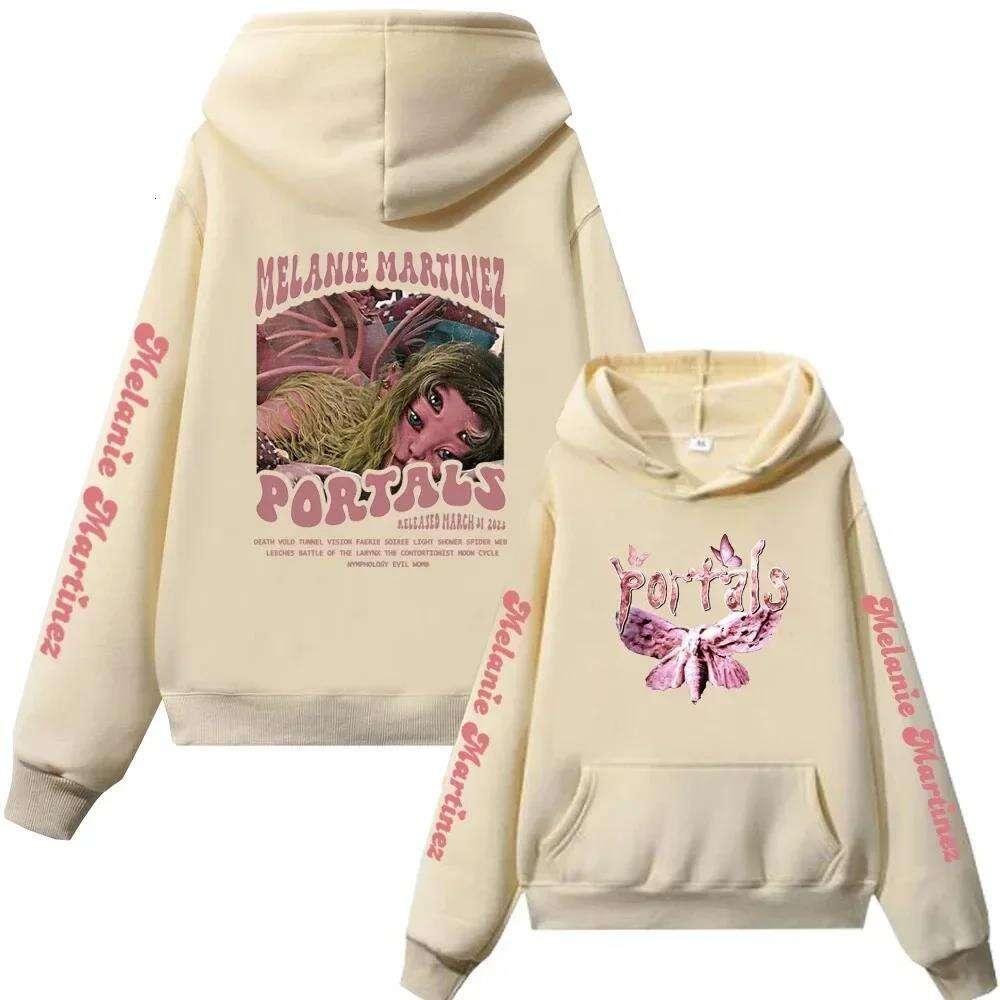 2024 Hot Men Women Fashion Melanie Martinez Portals Hoodies Pullovers Unisex Hip Hop Streetwear Long Sleeves Fleece Sweatshirts