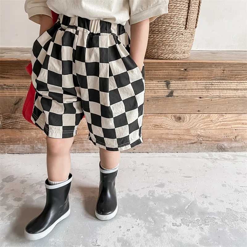 Dyer Jonmi 2022 Summer Baby Flat Shorts Korean Knee Length Childrens Loose Casual Shorts W240813