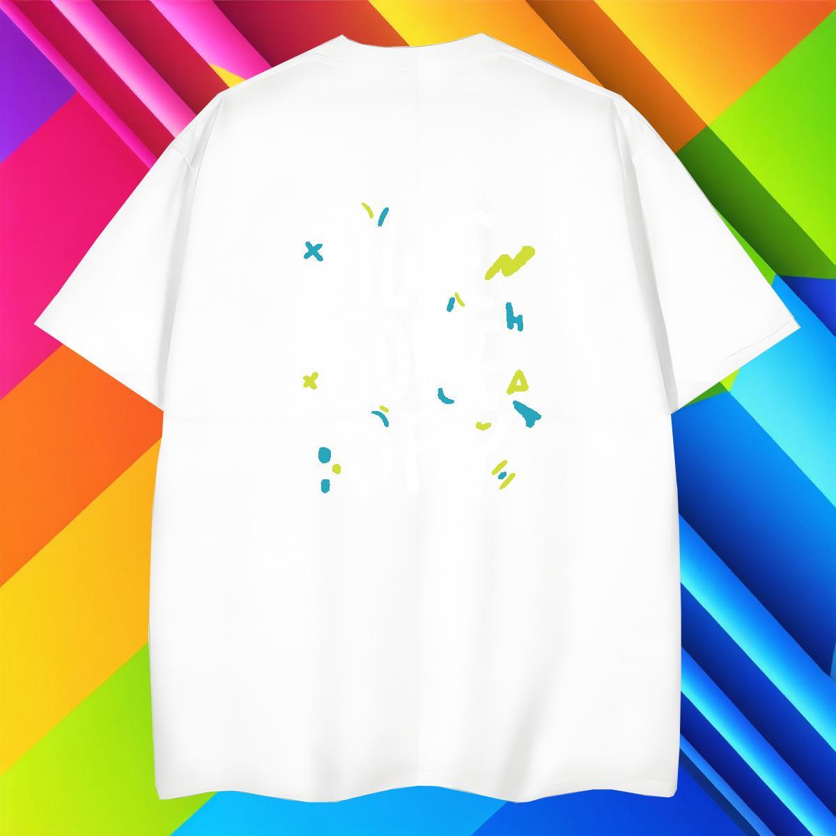 Loose Mens Tshirts Outdoor 230g Cotton Customized Print Breathable Short Sleeve letter Men T Shirts Brand Tee Shirt