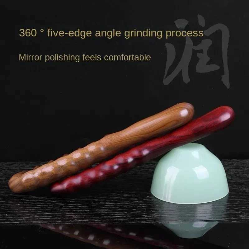 Natural green sandalwood handmade hair comb used for curling wide toothed sandalwood anti-static wood deburring used for female massage brush W240813
