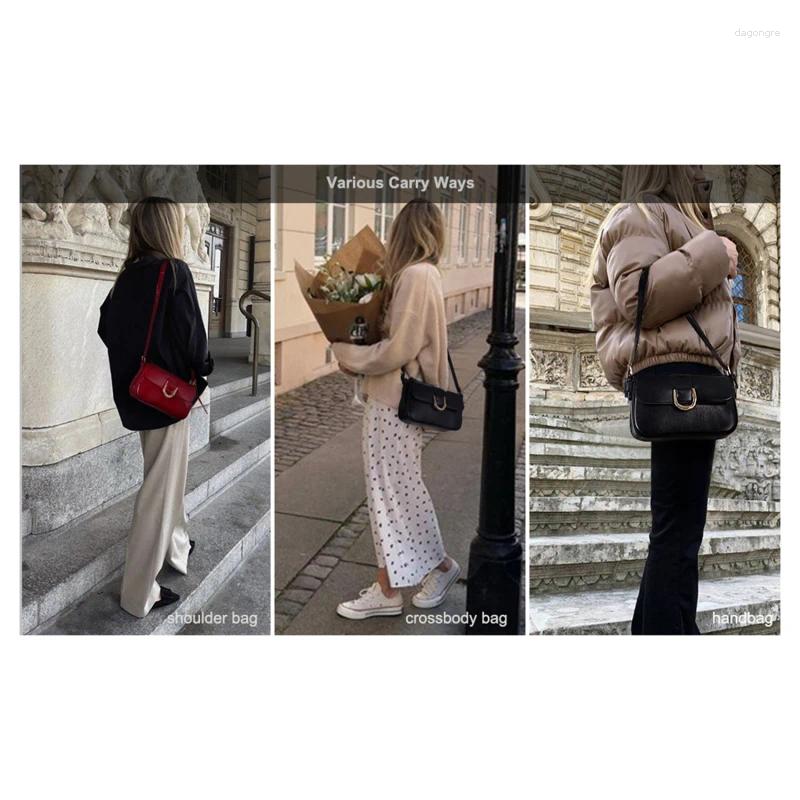 2025 NEW Totes Women Premium Sense Shoulder Bag Korean Retro Bury Horseshoe Buckle Tote Underarm Crossbody Bags zhanyishengli