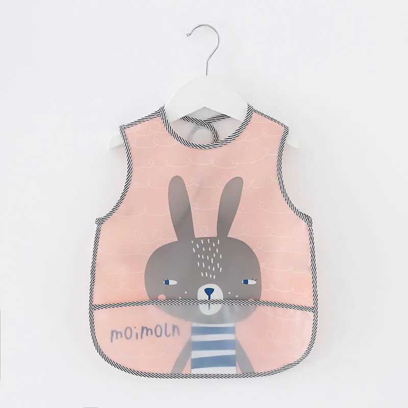 Bibs Burp Cloths Baby Feeding Bib EVA Waterproof Meal Pocket Infant Saliva Towel Kids Boys Girls Apron Smock Rice Feeding Pocket 0-3T bavoir bbL4812
