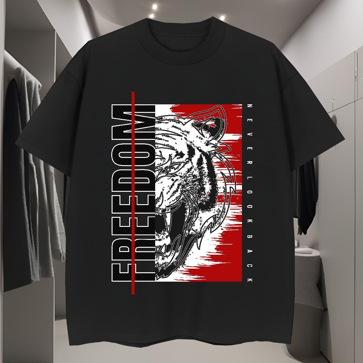 Men T Shirts 100% Cotton 230g High Street Hip Hop Crew Neck Breathable Anime Print Couples T Shirts Casual New Soft Tshirts