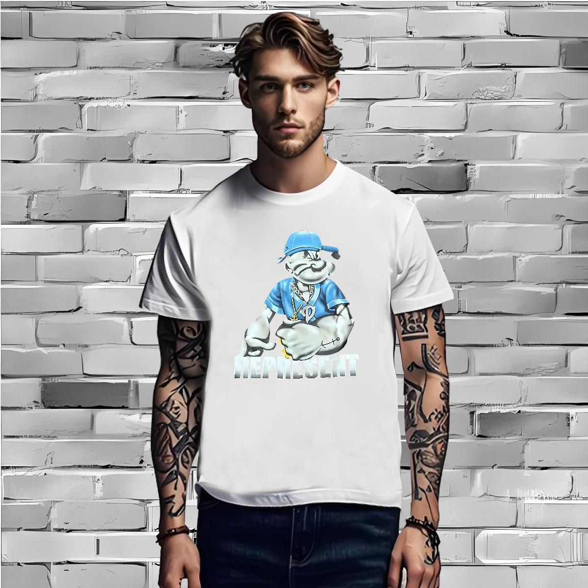 T-Shirts for Men 230g Pure Cotton rabbit Home Outdoor Round Neck Short Sleeve Custom Anime Couples T Shirts DIY Customized Cool Design Clothings