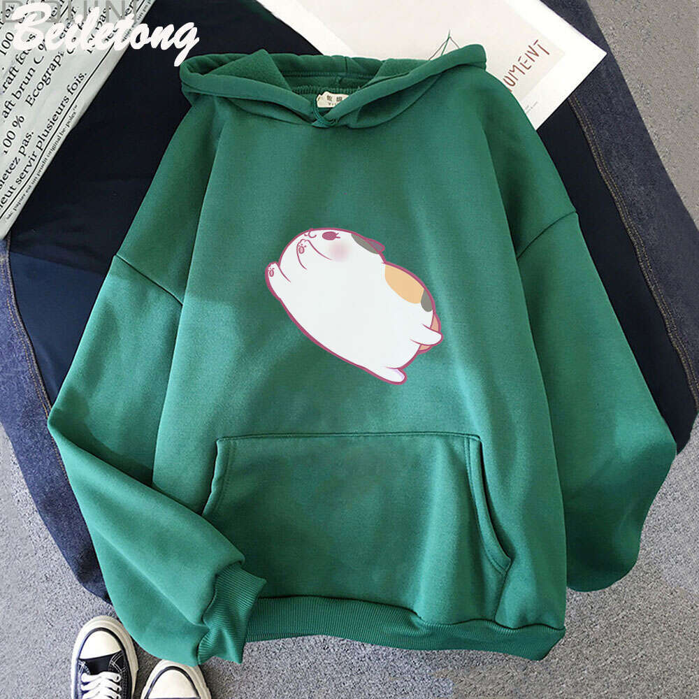 Cat Fat Anime Hoodies Final Fantasy XIV Women Kawaii Cartoon Sweatshirts Casual Plus Size Hooded Pullover Female Streetwear