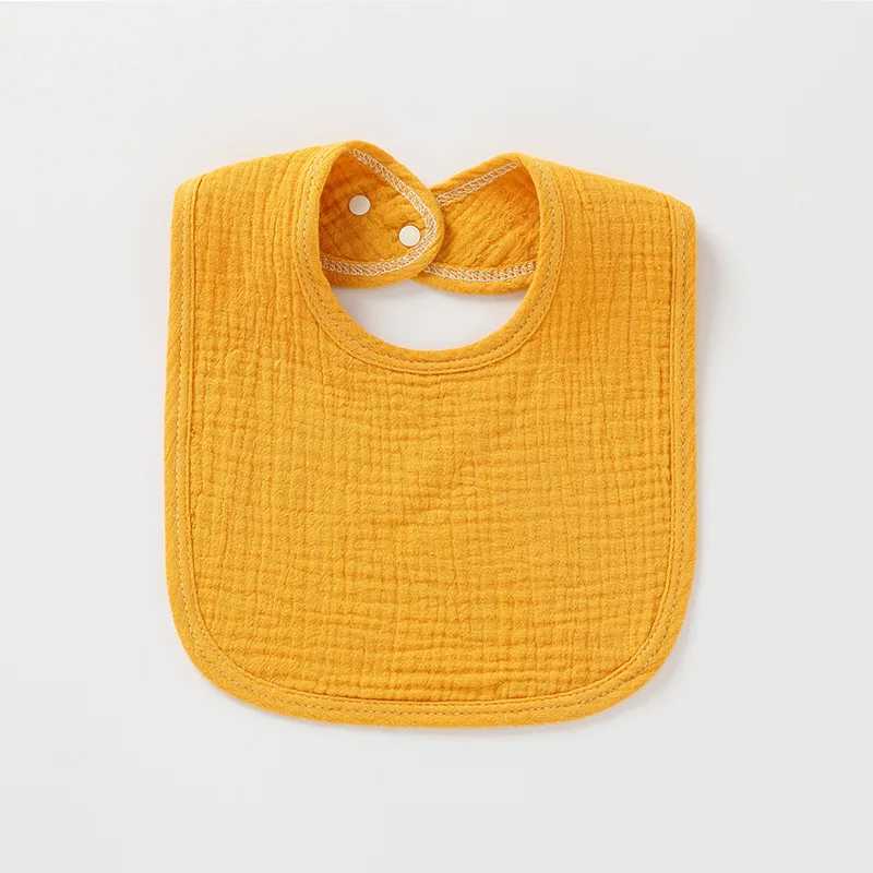 Bibs Burp Cloths Baby Feeding Drool Bib New Cotton Solid Color Infants Saliva Towel Soft Burp Cloth For Newborn Toddler Kids Boys Girls BibsL4812