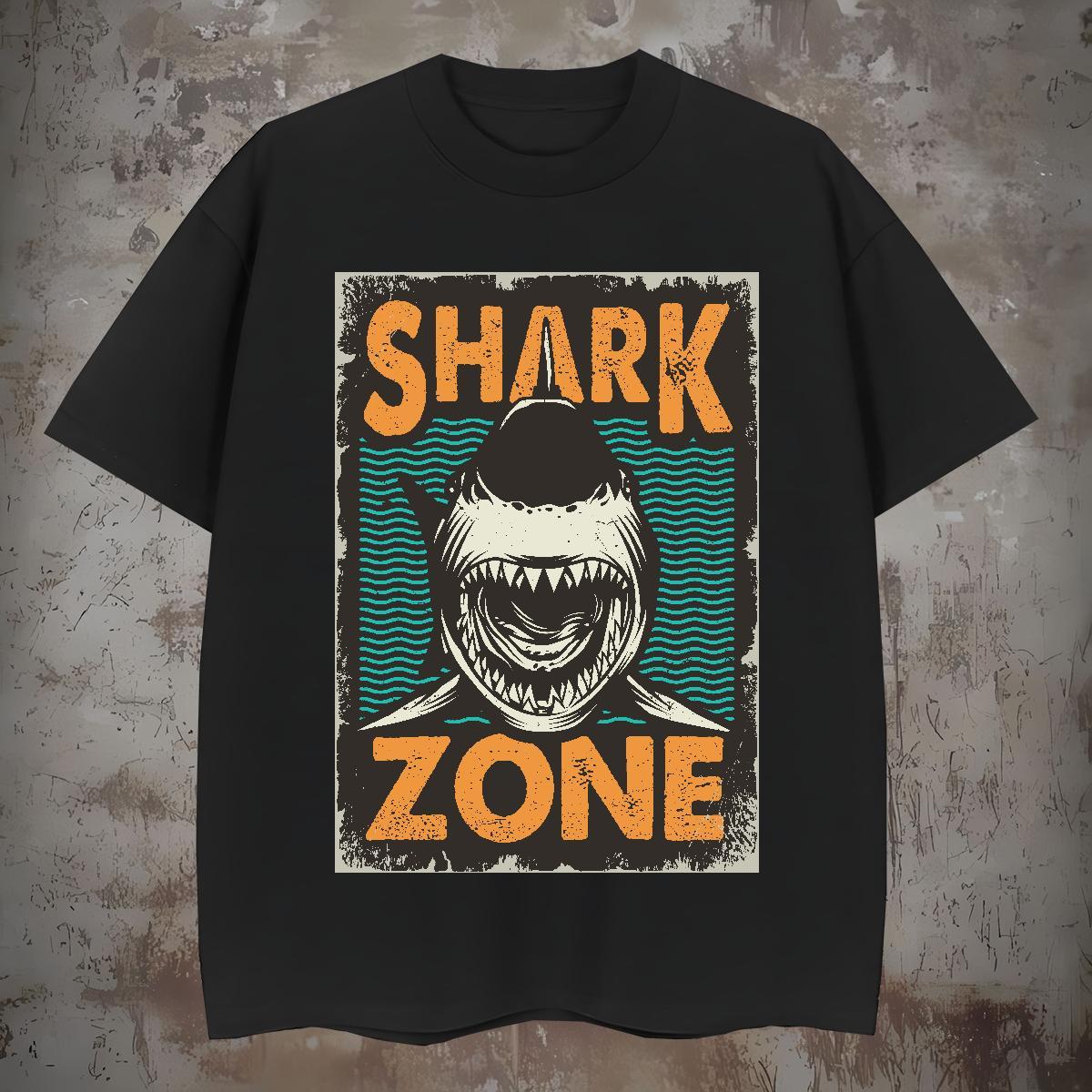 Unisex T shirt fish Breathable Short Sleeve Casual Beach Graphic 230g Pure Cotton Men Tees New Arrival Clothings