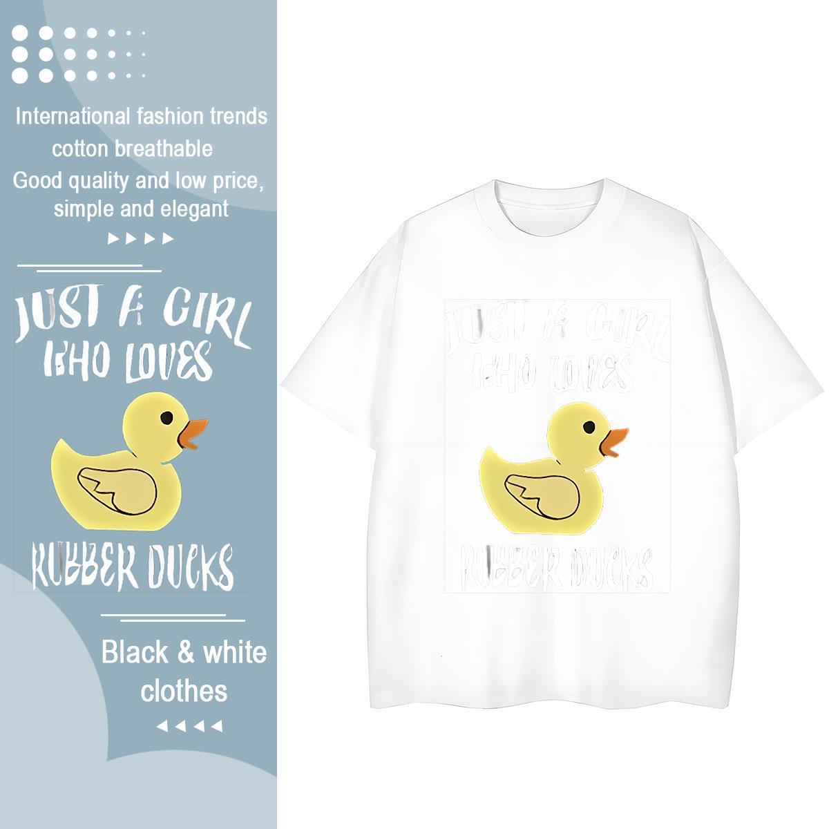 High Quality Mens T Shirts duck Short Sleeve Soft High Street Hip Hop Oversized 3XL 4XL 230g 100% Cotton Men Tshirts 2024 Designer Polos
