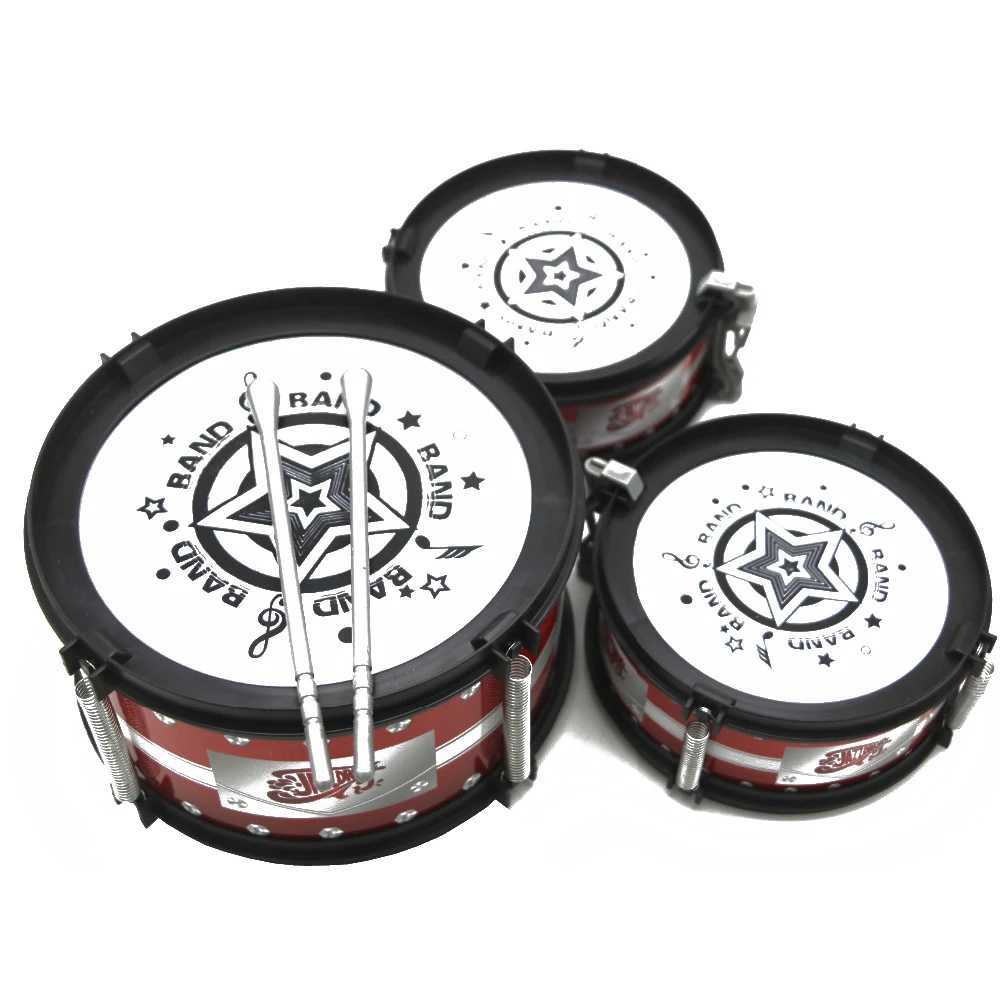 Children Jazz Drum Toy Cymbal Sticks Rock Set Musical Hand Drum Kids DIY Funny Drums Gift Educational Toy Wholesale Y240813